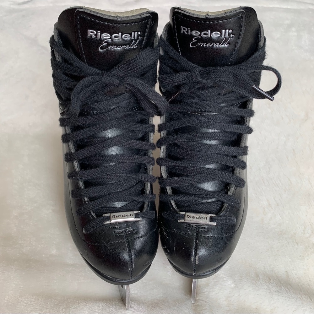 ⛸ Riedell Junior 1 Emerald Black Figure Skates